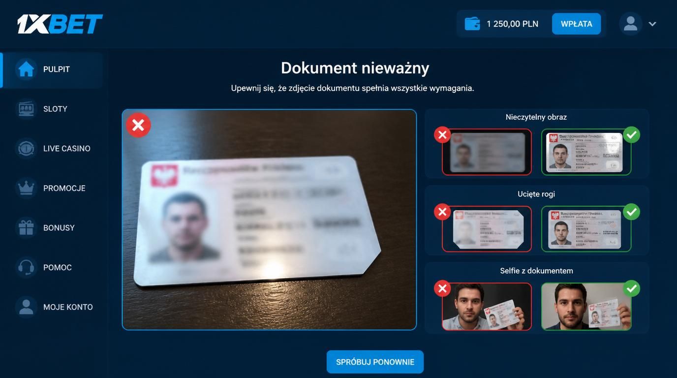 Ilustracja typowych błędów w weryfikacji dokumentów